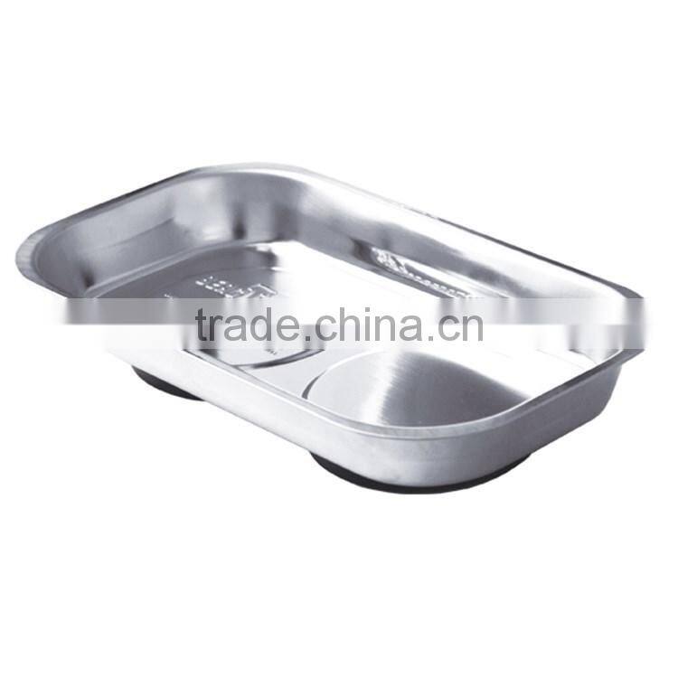 Square Stainless steel magnetic parts tray