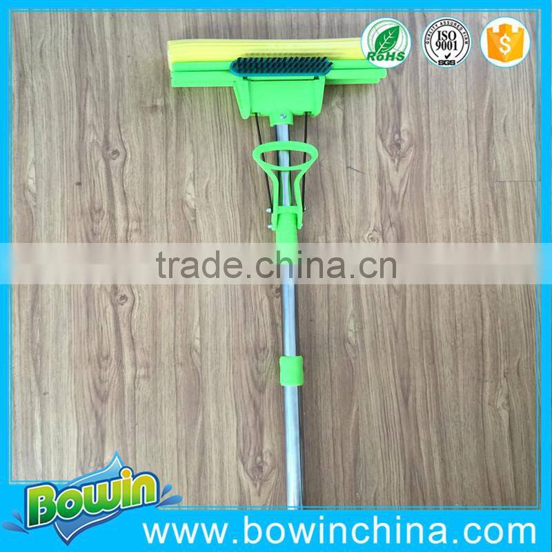 2015 new design cleaning product sponge mop with brush