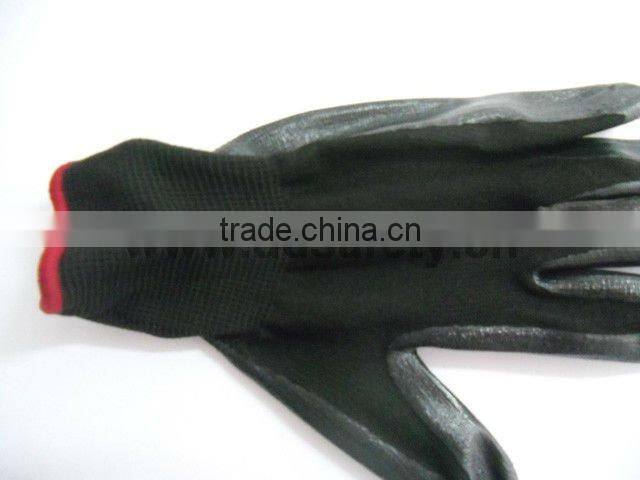 DDSAFETY 2017 Promotion Waterproof Nitrile Glove Working Glove Safety Glove