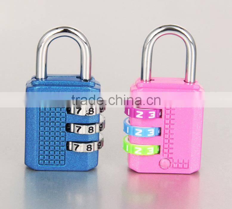 Decorative resettable combination digital padlock