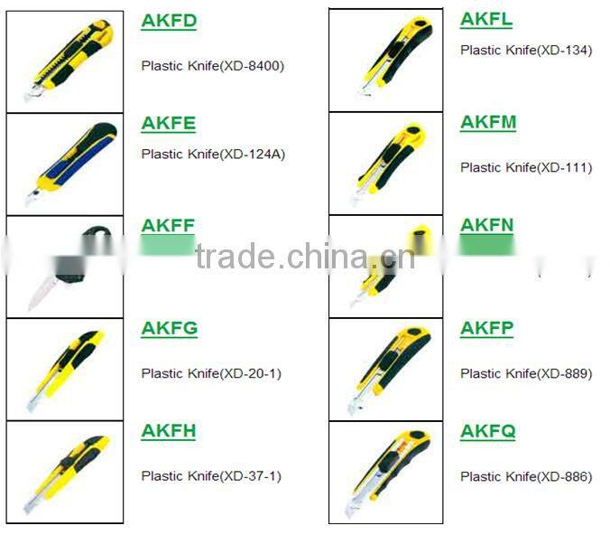 utility knife retractable blade box cutter art knives snap off lock razor blade plastic shell