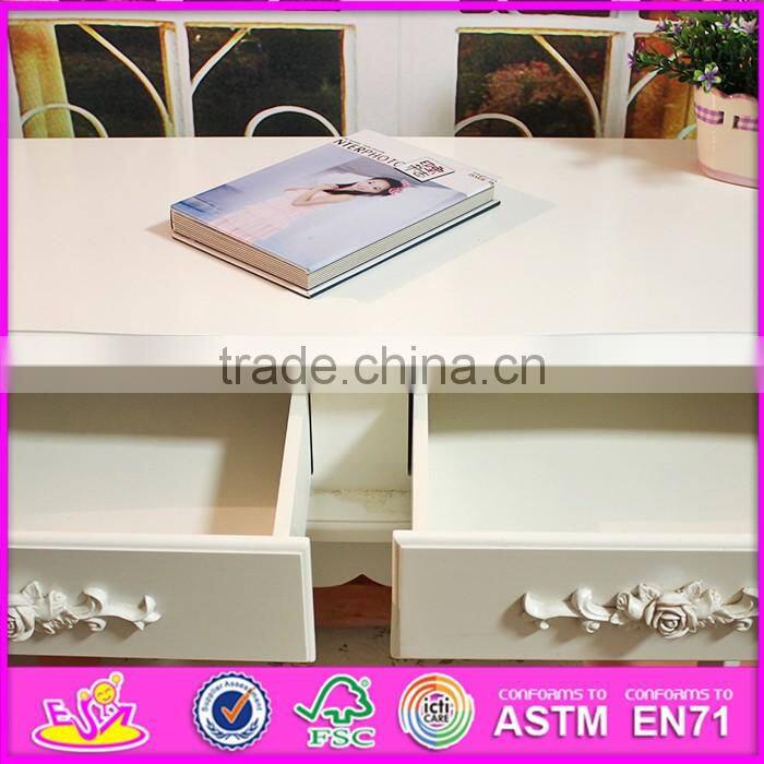 2016 wholesale cheap Luxury bedroom solid wooden vanity table W08G189