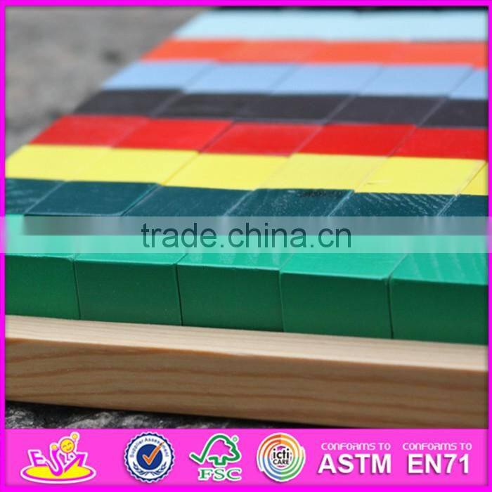 2016 new design 100 pieces arrange blocks children classic wooden toys W14A181