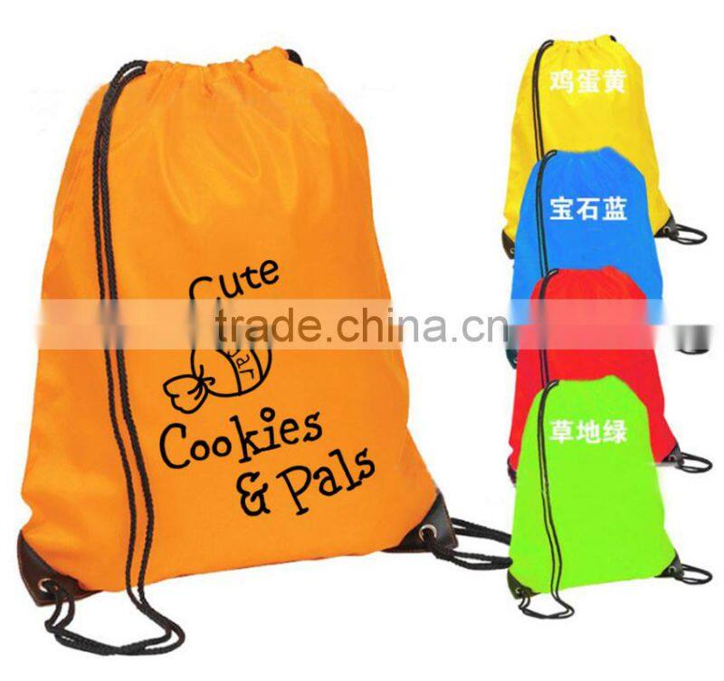 210D Nylon Custom Mesh Drawstring Pack/Bag/Backpack
