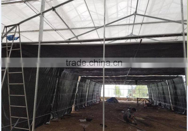 Economical Completely Blackout Film Greenhouse Tunnel