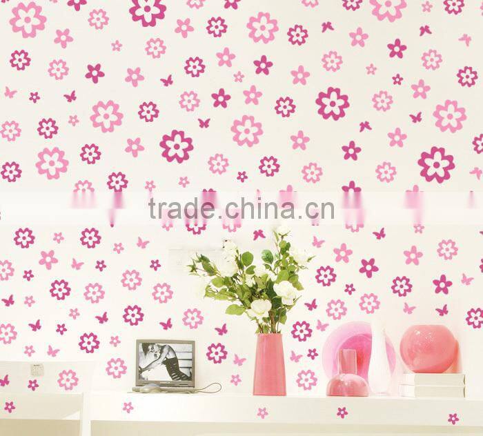 Collocation photo wall PVC can remove fiowers wall stickers,DIY Ornamental For Home Decor Walls With Photo Frames