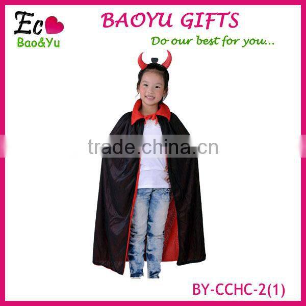 Halloween costume Black Death large cloak hooded long black devil cloak
