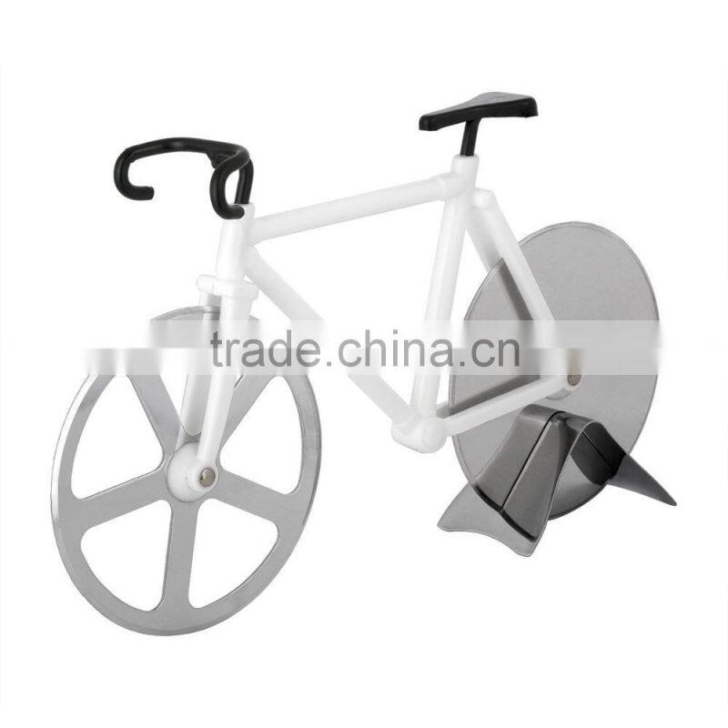 Great Decoration and Gift Stainless Steel Pizza Wheels with Display Stand