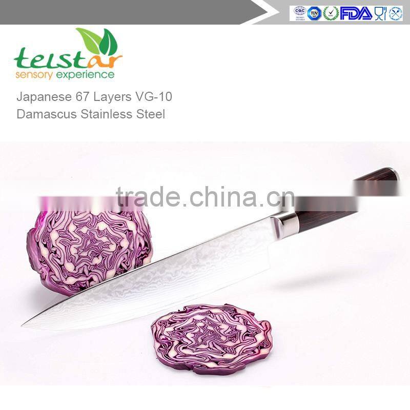 VG10 8 Inch Chef Knife High Carbon Damascus Kitchen Knives