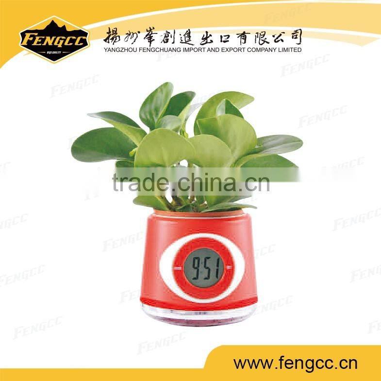 2016 Plant eco friendly clock for office desktop decorative