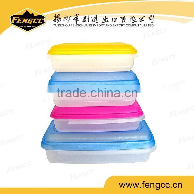 promotional plastic square storage box lunch box food container