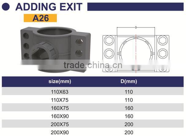 HIGH QUANLITY ADDING EXIT OF PVC GB STANDARD PIPES & FITTINGS FOR WATER SUPPLY