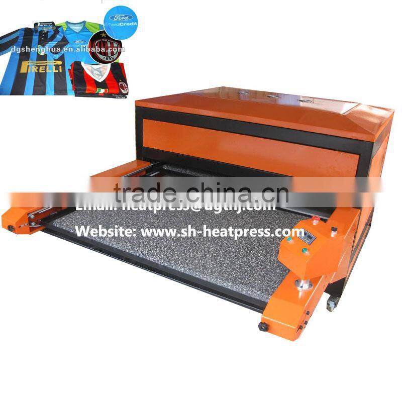 large format press heat sublimation printing jersery t shirt