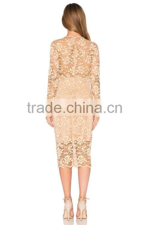 Top sale latest design lace dress modern fashion party dress
