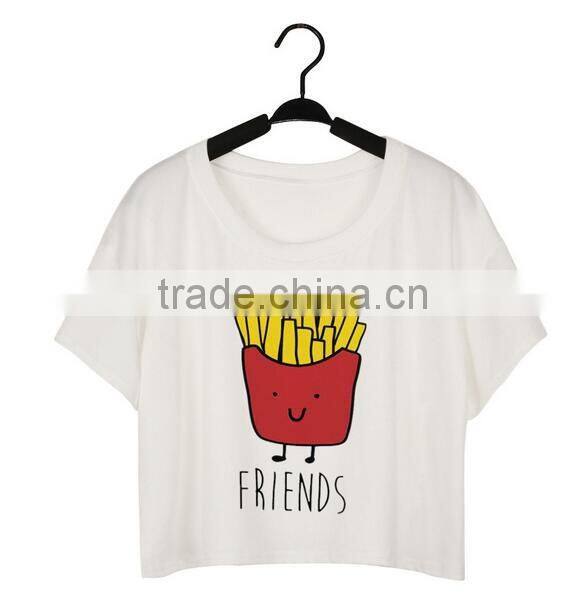 cartoon printed cute animal for girls tank top for eropean market