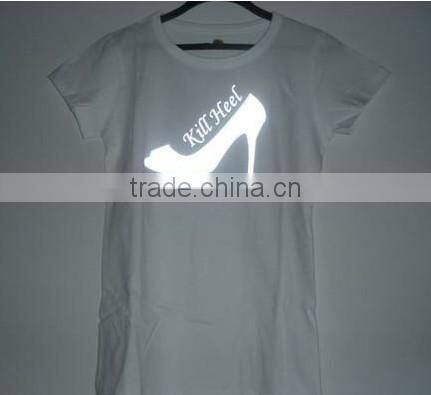 Cheap PVC Material Reflective Garment Heat Transfer T-shirt Vinyl
