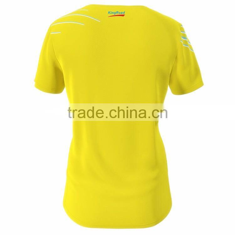 2016 wholesale new design custom sportswear running shirts