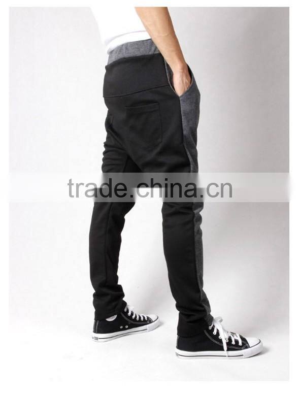 Mens Sweatpants 2016 New Arrival Fashion Drop Crotch Pants Men Harem Pants Pantalon Joggers Jogging Pants Men Hip Hop Trousers