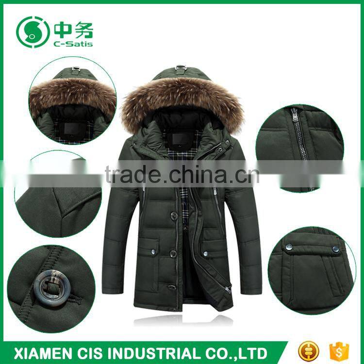 2017 New Design Comfy Keep Warm Mens White Duck Down Jacket for Winters