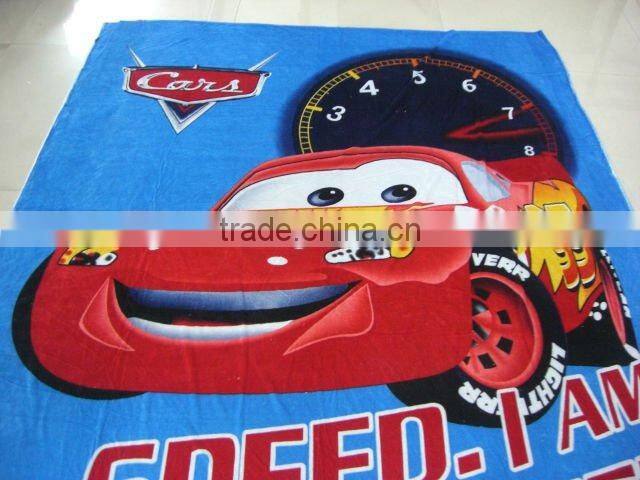 printed fleece blanket cartoon design