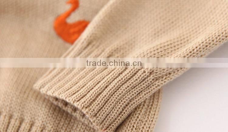 2016 Hot high quality knitted Embroidered logo sweater latest designs for girls long cardigan sweater