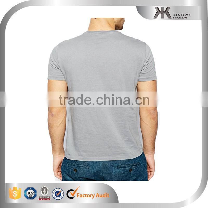 New arrival high quality 100% cotton blank casual men t shirt