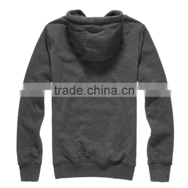 2017 New product fashion men custom longsleeve hoodies