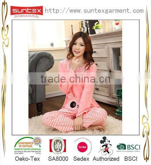 Reliable Manufacturer with Oeko-tex and SA8000 Fancy Cute Pajama for Girls