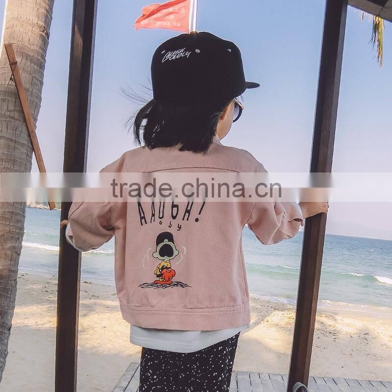 S15995A Korean Clothing Manufacturer Kid Girls New Spring Coat