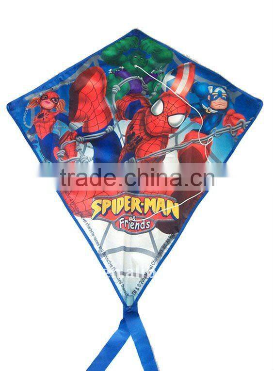 cartoon figurine diamond kite