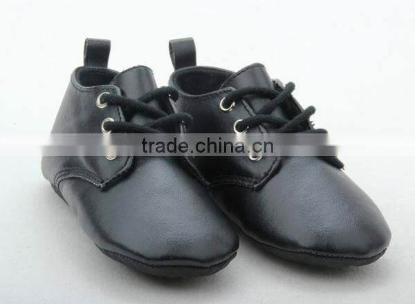 Wholesale PU Leather Cheap Baby Dress Shoes