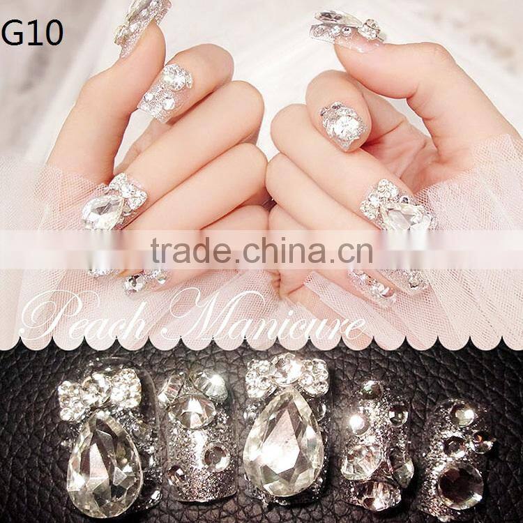 2017 Manicure Artificial Full Nails Art Finished Nails