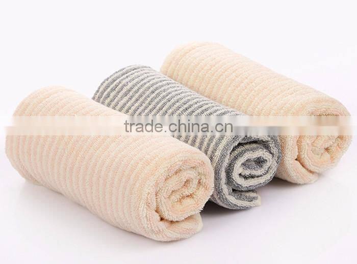 100% Cotton Compressed Stripes Sport Towels