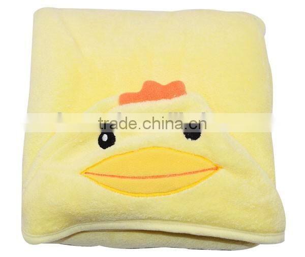 2016 new China supplier cute hooded baby blanket
