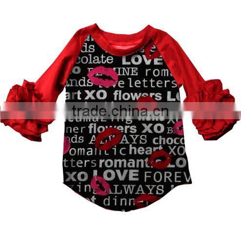 2016 boyi mom and me clothing chritamas mom and me raglan shirt , tee shirt for santa