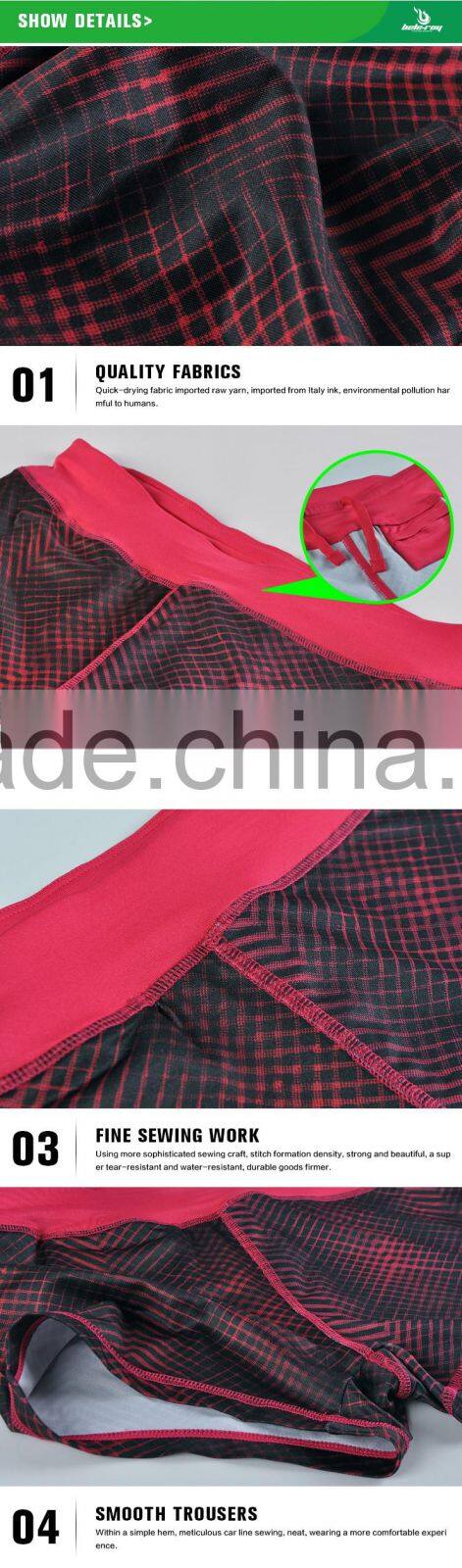 BEROY fashion gym short printed yoga pants for woman