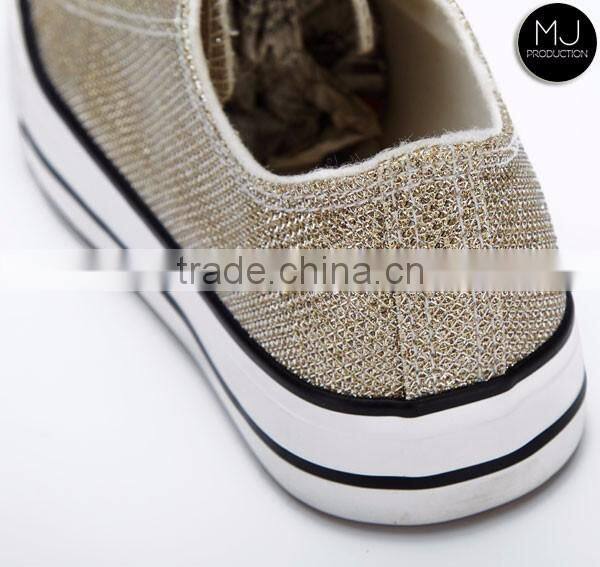 STOCKS wholesale glitter canvas shoes