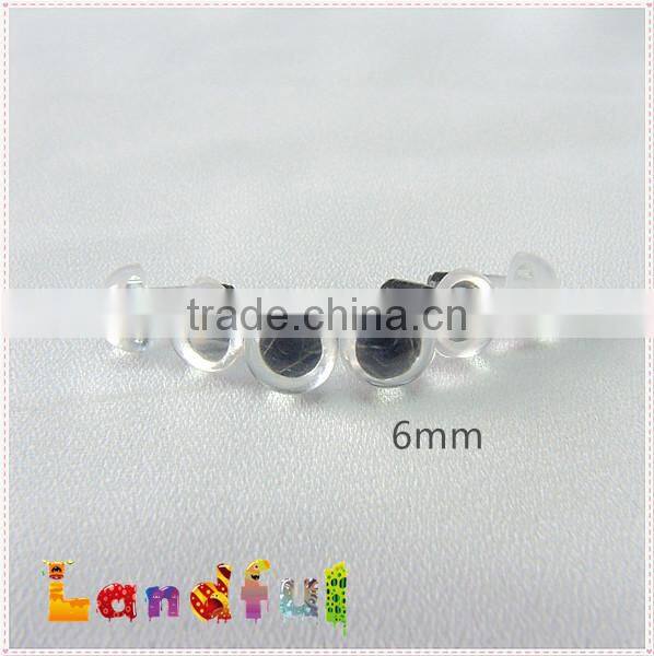 5mm Small Safety Clear Plastic Eyes for Amigurumi & Stuffed Animal Doll