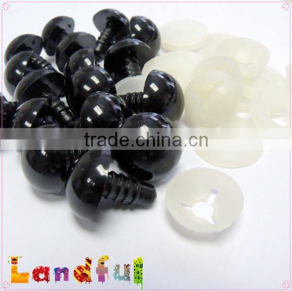 18mm Black Plastic Animal Eyes Handcraft Eyes For Wool Needle Felt Doll