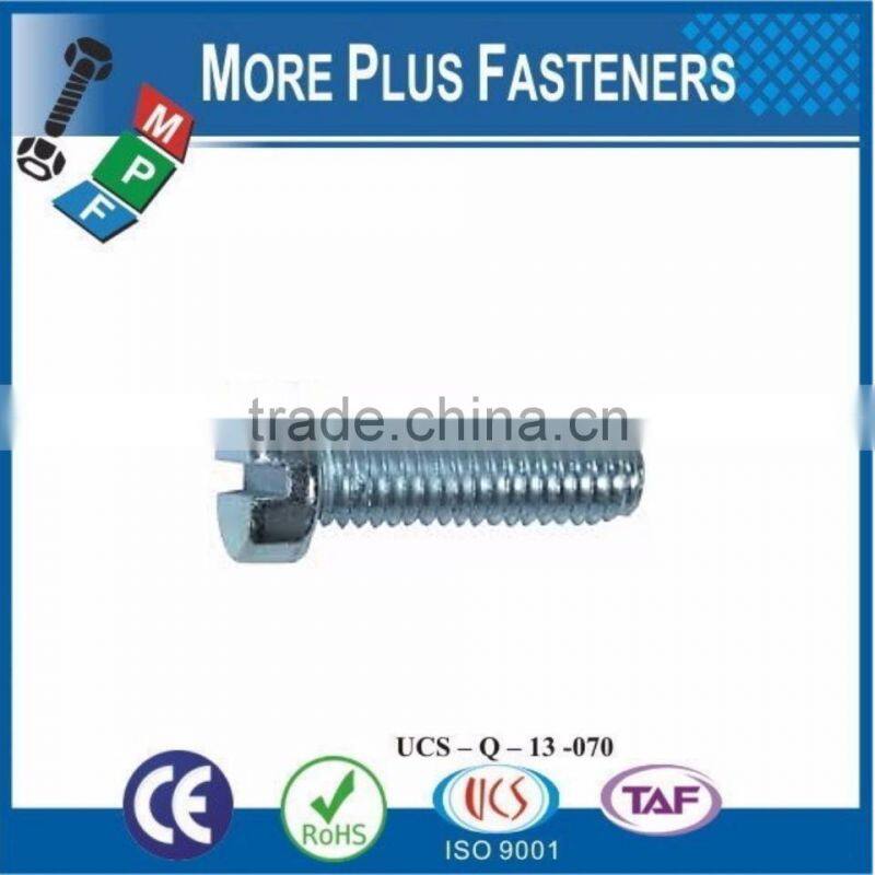Made in Taiwan Machine Screw Metric DIN 84 Slotted Cheese Head Stainless A2 A4