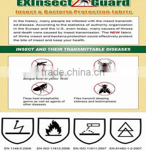 2015 New year special fabric Product! 100% Cotton flame retardant fabric with DROTEXFR/Anti-mosquito Fabric for HUMAN's wear