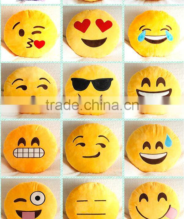 Factory direct wholesale custom whatsapp emoji pillow