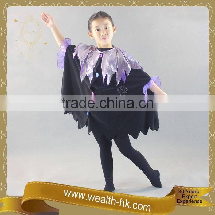 Sparkle Spider Girls Party Halloween Witch Cape
