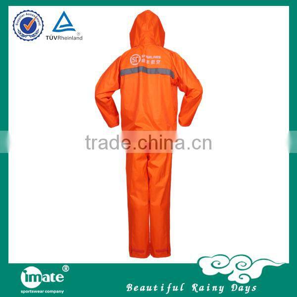 Imate/Yimei Cheap wholesale reflective pvc raincoat