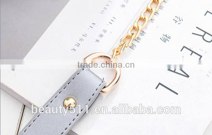 Shape Women Bag Leather Handbag With Rotating Lock Shoulder bag HB5401