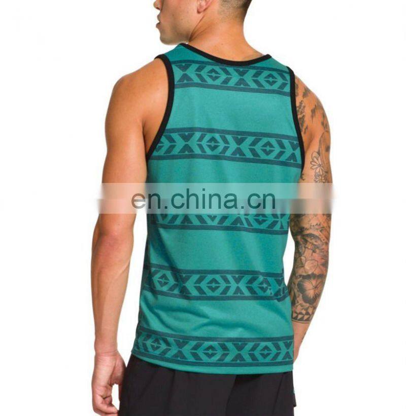 2017 Wholesale Singlet Casual Athletic Mens Gym Tank Top