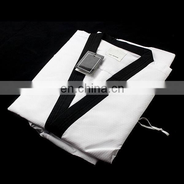 Cheapest 100% polyester taekwondo uniform martial arts wear