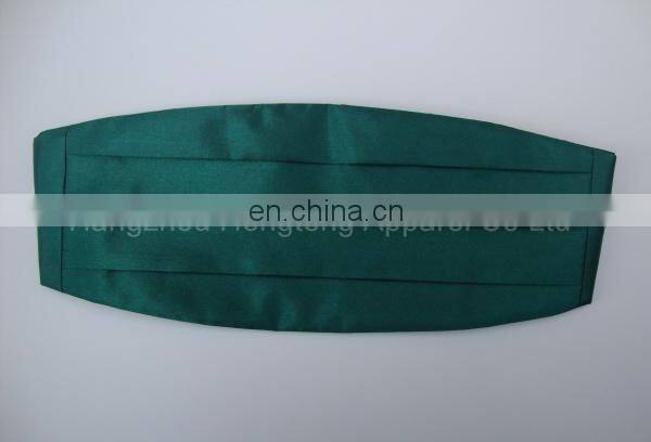 100% Polyester Cummerbund with Green Color