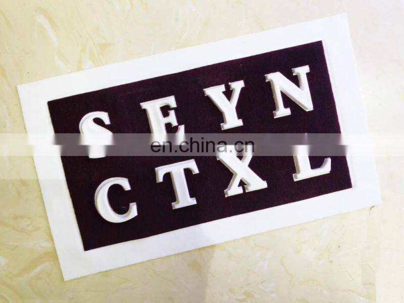 Print Fabric Applique patch with tassel