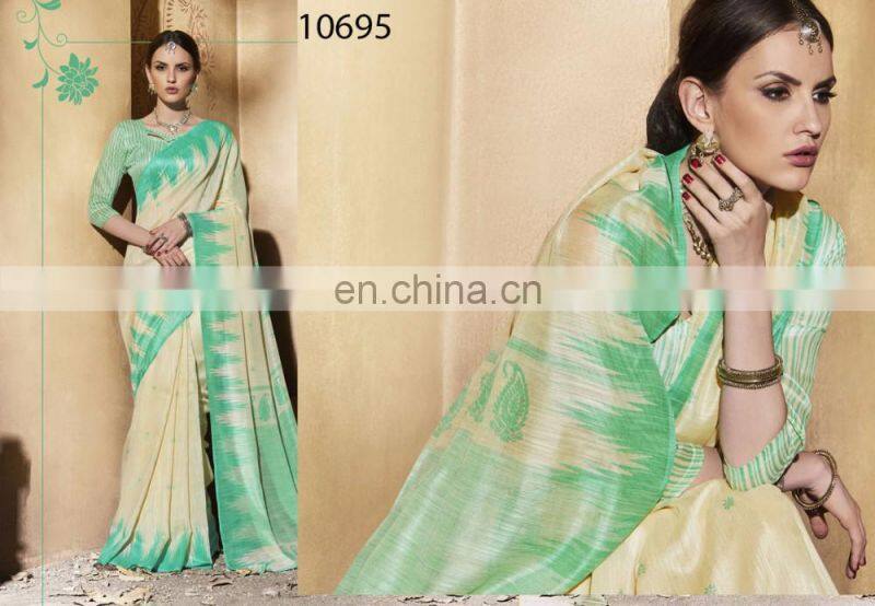 Indian Designer Kanjivaram Silk Saree | Shari | Sari for Party Wear